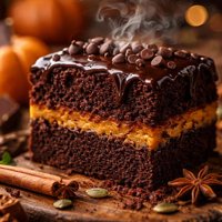 Chocolate Pumpkin Cake