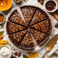 Chocolate Pumpkin Tart