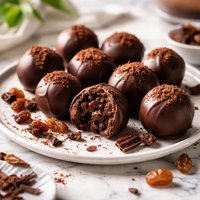 Chocolate Raisin Truffles