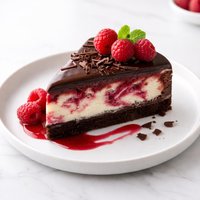 Chocolate Raspberry Cheesecake Supreme