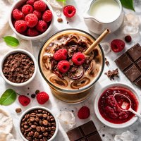 Chocolate Raspberry Iced Coffee Fat Free