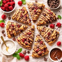 Chocolate Raspberry Scones