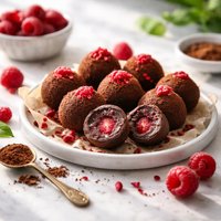 Chocolate Raspberry Truffles