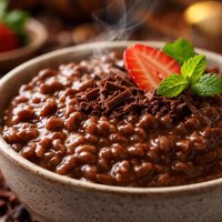 Chocolate Rice Pudding