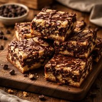 Chocolate Ripple Cookie Squares