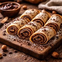 Chocolate Roll Ups