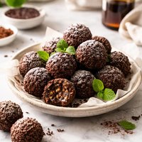 Chocolate Rum Balls No Bake