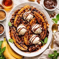 Chocolate Rum Bananas