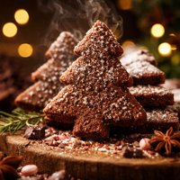 Chocolate Shortbread X Mas Trees