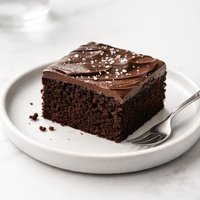 Chocolate Sour Cream Fudge Snack Cake