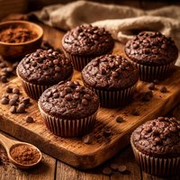 Chocolate Soy Low Carb Muffins