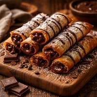 Chocolate Spring Rolls