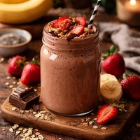 Chocolate Strawberry Clean Out the Fridge Smoothie
