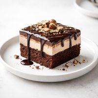 Chocolate Syrup Malted Milk Magic Cake