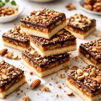 Chocolate Toffee Almond Squares