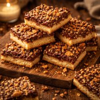 Chocolate Toffee Crescent Bars