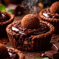Chocolate Truffle Brownie Cups