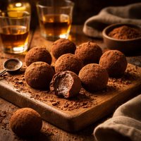 Chocolate Truffles with Liqueur
