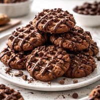 Chocolate Waffle Drops Cookies