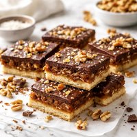 Chocolate Walnut Pie Bars