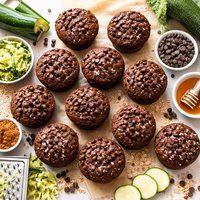 Chocolate Zucchini Muffins 1 Point