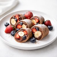 Chocolatey Fruit Wraps
