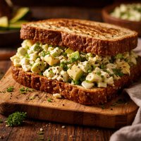 Chopped Egg and Avocado Sandwich