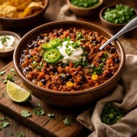 Chorizo and Black Bean Chili