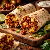 Chorizo and Egg Burritos