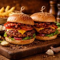 Chorizo and Pork Burgers