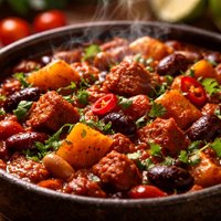 Chorizo Bean and Butternut Squash Chilli