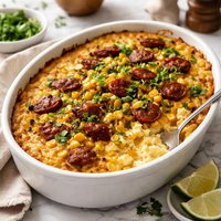 Chorizo Corn Pudding