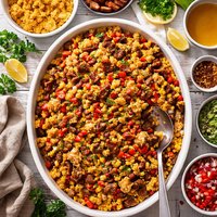 Chorizo Cornbread Stuffing