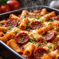 Chorizo Pasta Bake