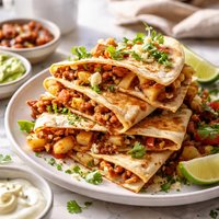 Chorizo Potato Quesadillas