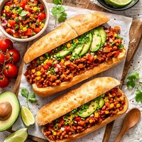 Chorizo Salsa Sandwich