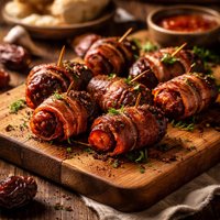 Chorizo with Dates and Bacon