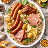 Choucroute Garnie Sauerkraut and Meat