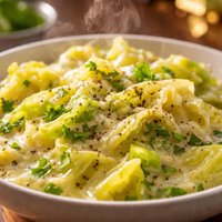 Choux a La Creme Cabbage in Cream