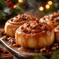 Christmas Caramel Rolls Easy