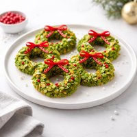 Christmas Cornflake Wreath Cookies