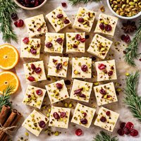 Christmas Cranberry Fudge