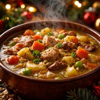 Christmas Dinner Soup Modified by Twissis