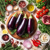 Christmas Eggplant Aubergine Delicious Winter Vegetables