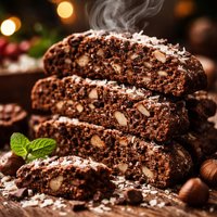 Christmas Flavoured Biscotti Chocolate Coconut Biscotti