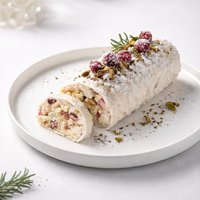Christmas Marshmallow Log