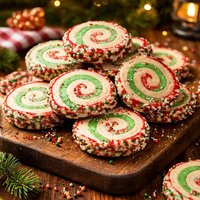 Christmas Twirls Cookies