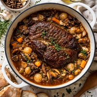 Chuck Roast with Porcini Mushrooms