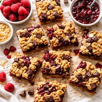 Chunky Chocolate Jam Bars