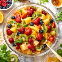 Chunky Fruit Salad in Wine